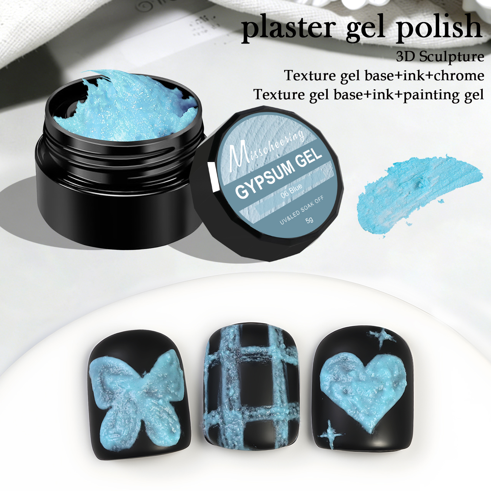 5g Solid Gypsum Painting Nail  - đánh giá và giá Photography Lighting Gels