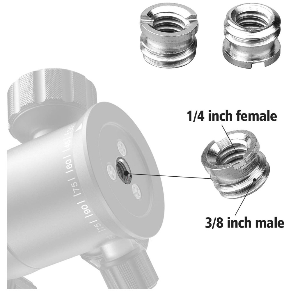 Male Female Screw Convert Adap - đánh giá và giá Photography Video Lighting Kit With Adjustable Tripod Stand