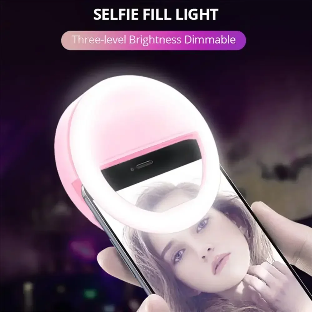 LED Selfie Ring Light Mobile P - đánh giá và giá Photography Lighting Tool