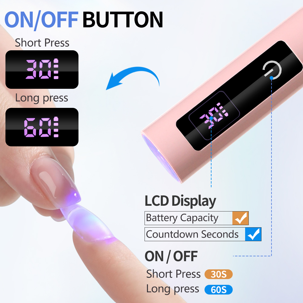 Touch Lamp Nail UV LED Dryer P - đánh giá và giá Photography Lighting Gels