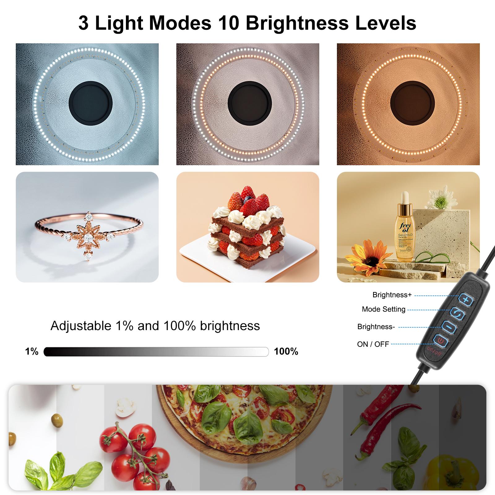 PULUZ 50cm Folding Portable Ri - đánh giá và giá Photography Lighting Backdrop