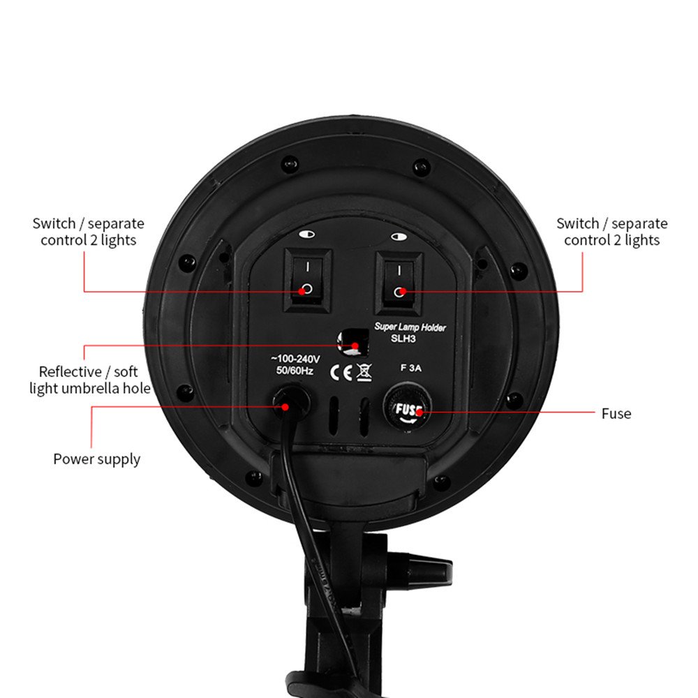 E27 Căn Cứ 4 Đui Đèn Ánh Sáng  - đánh giá và giá Photography Lighting Softbox