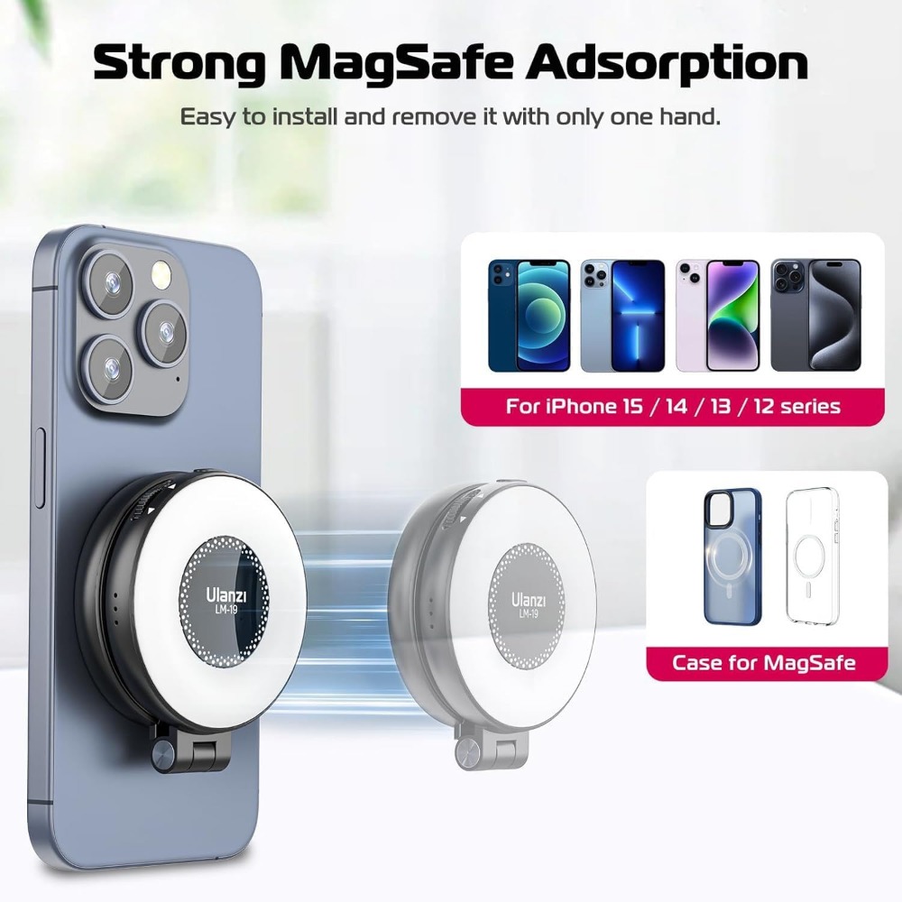 Magnetic LED Selfie Light, Pho - đánh giá và giá Photography Lighting Brand