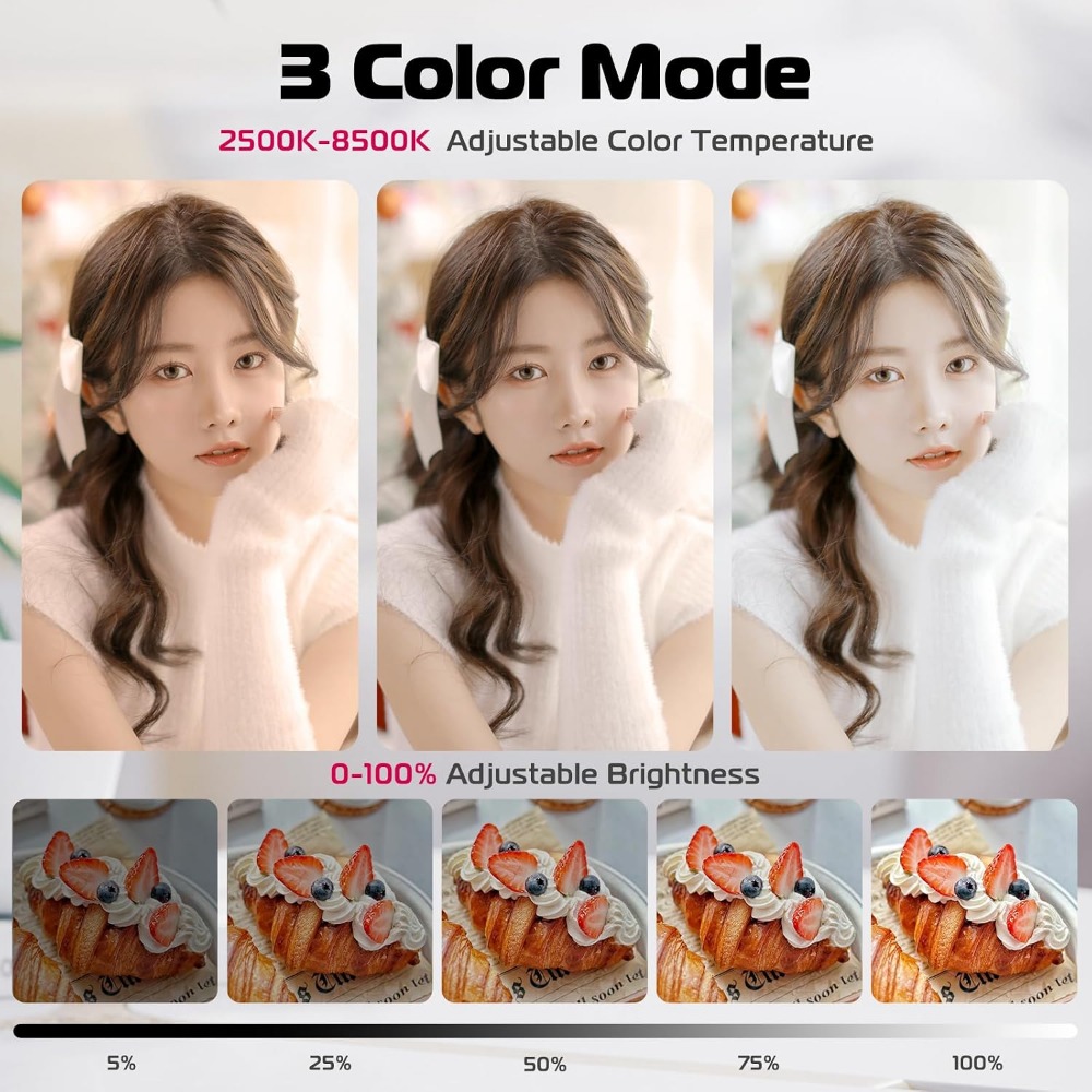 Magnetic LED Selfie Light, Pho - đánh giá và giá Photography Lighting Brand