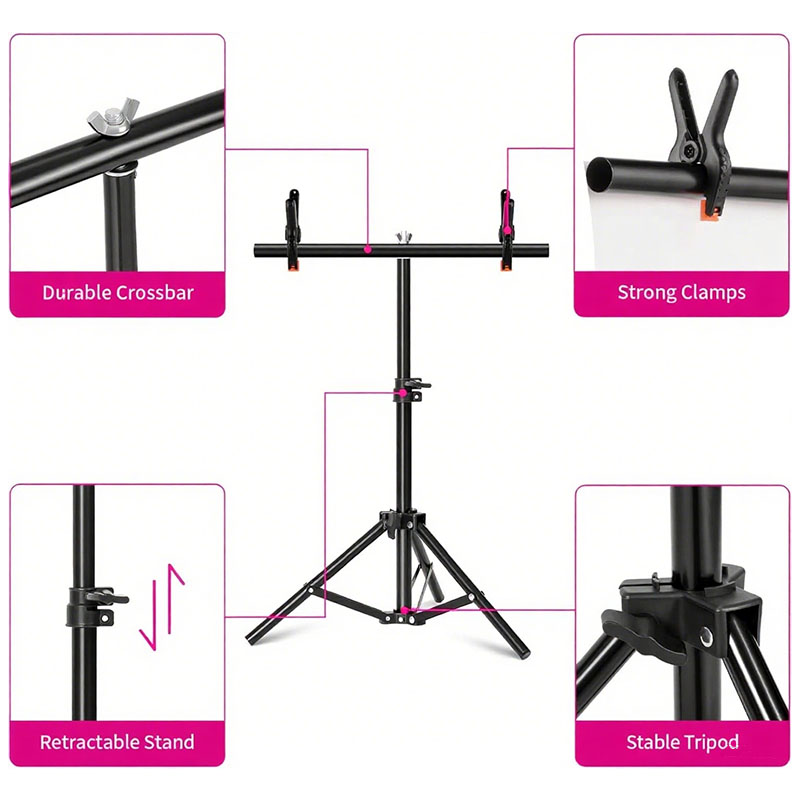 T-shaped Photography Backdrops - đánh giá và giá Photography Lighting And Backdrop