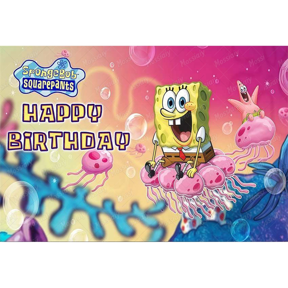 SpongeBob Theme Backdrop Carto - đánh giá và giá Photography Lighting Backdrop