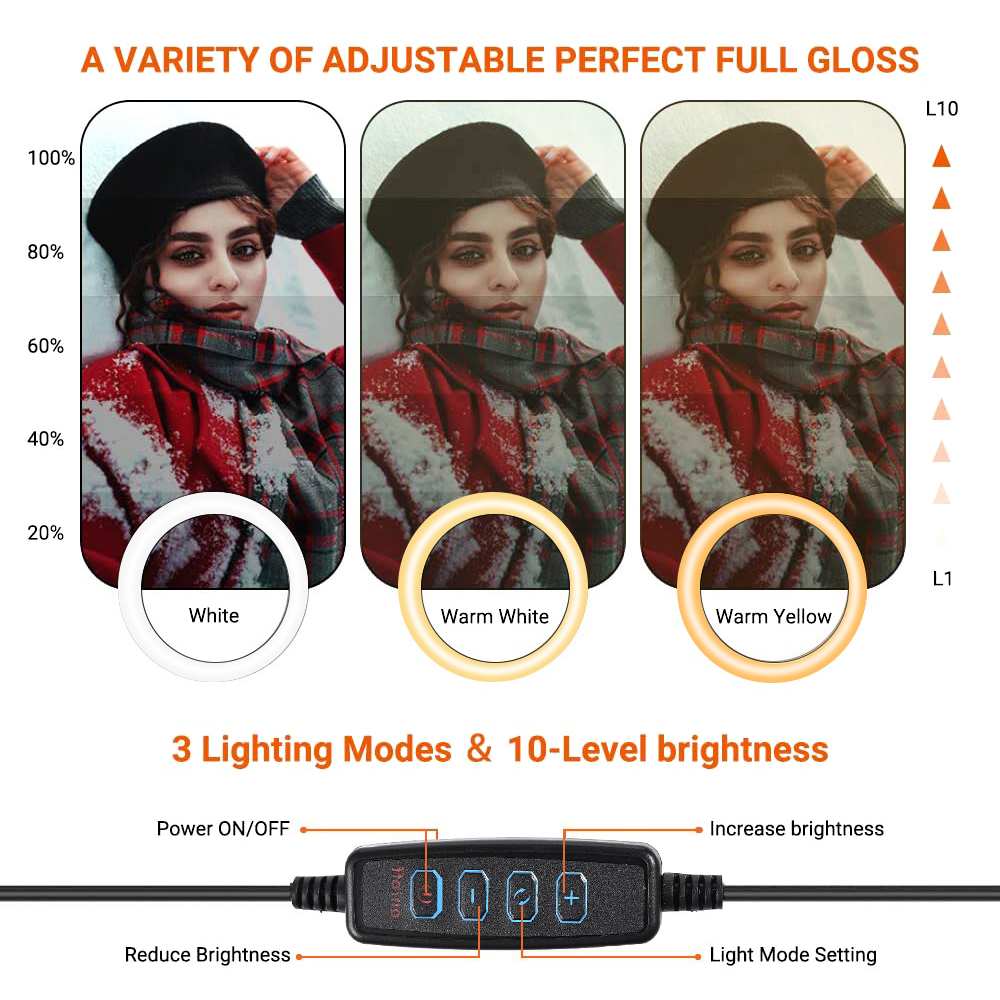 26cm 10 inch Led Ring Selfie L - đánh giá và giá Photography Lighting Tool