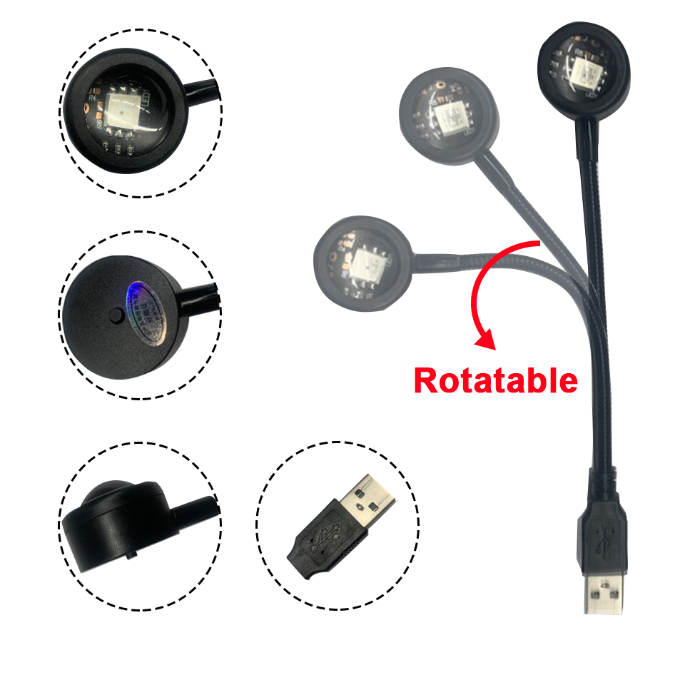 Mini LED Sunset Lamp USB Proje - đánh giá và giá Photography Lighting Diy