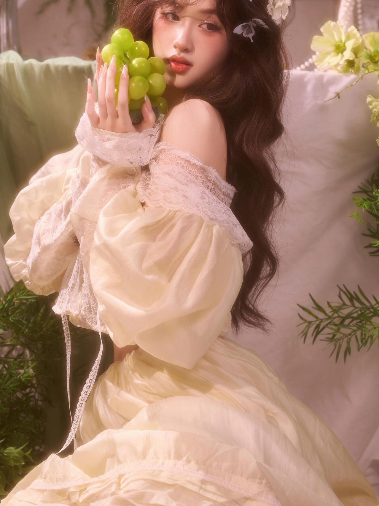 Light Wedding Dress Vintage Oi - đánh giá và giá Vintage Photography Lighting