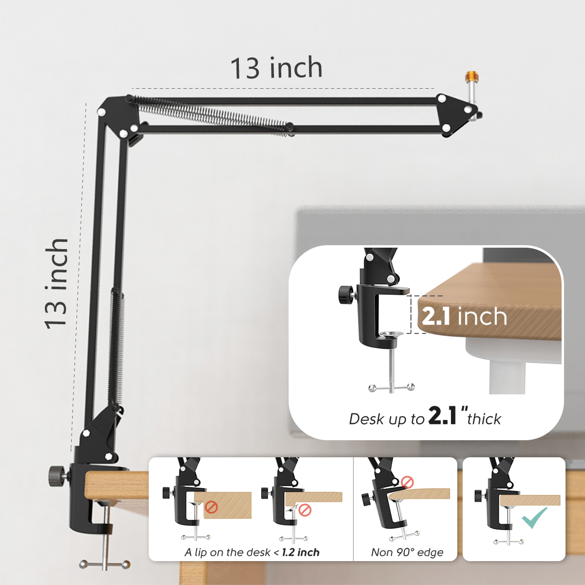 FIFINE Microphone Arm Boom,Adj - đánh giá và giá Boom Arm Stand