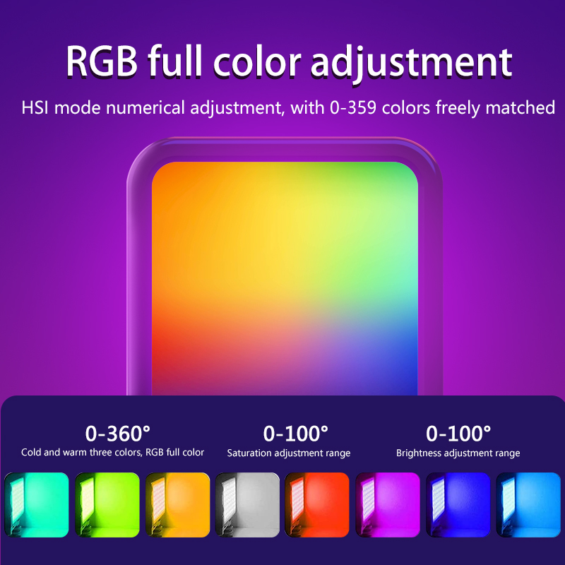 RGB Fill Light Portable LED Ph - đánh giá và giá Photography Lighting Tool