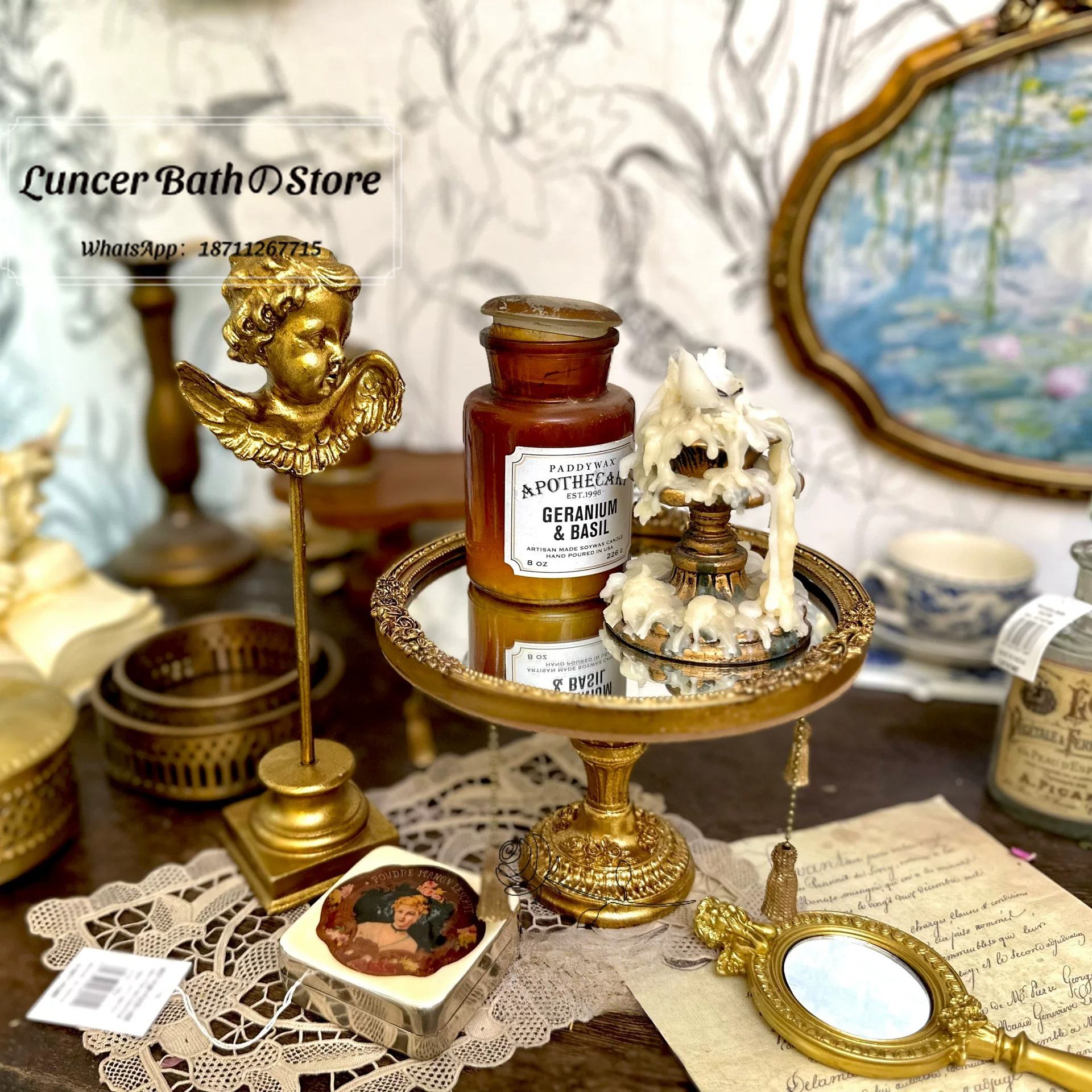 Vintage Court Ins Style Mirror - đánh giá và giá Vintage Photography Lighting