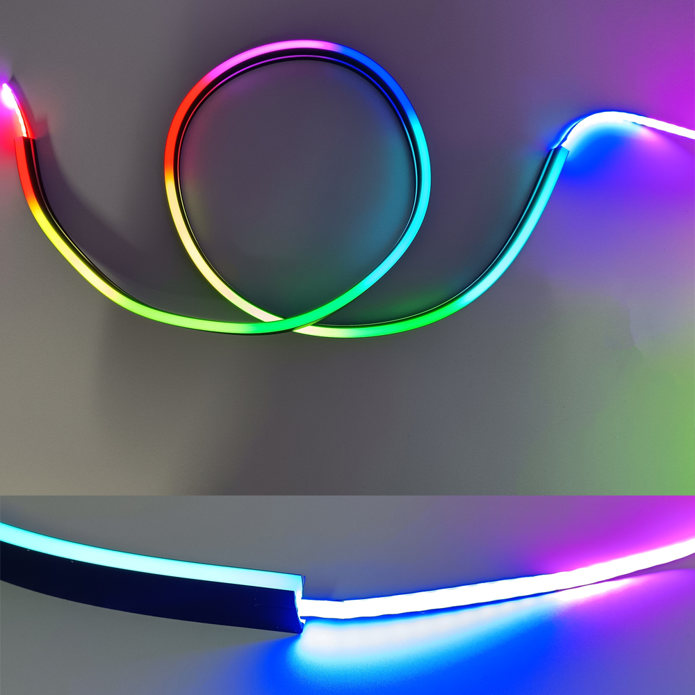 Black Silicone Tube LED Neon L - đánh giá và giá Diffusion Material Roll