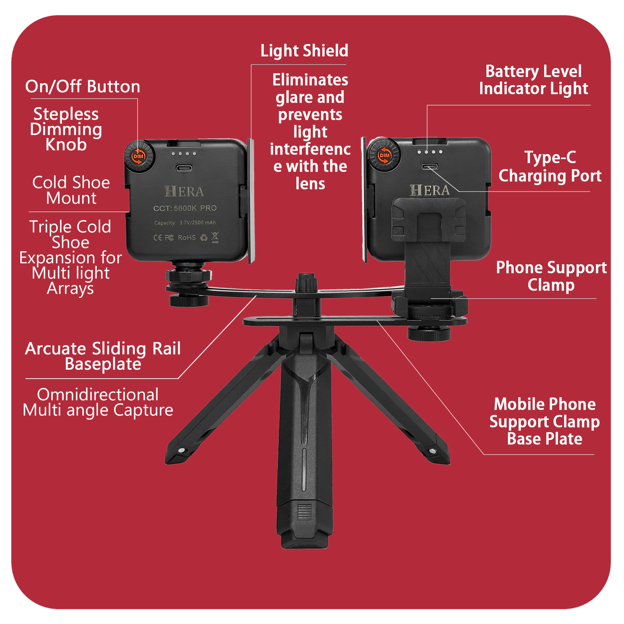 HERA Photography Light MK019 F - đánh giá và giá Photography Lighting Flash
