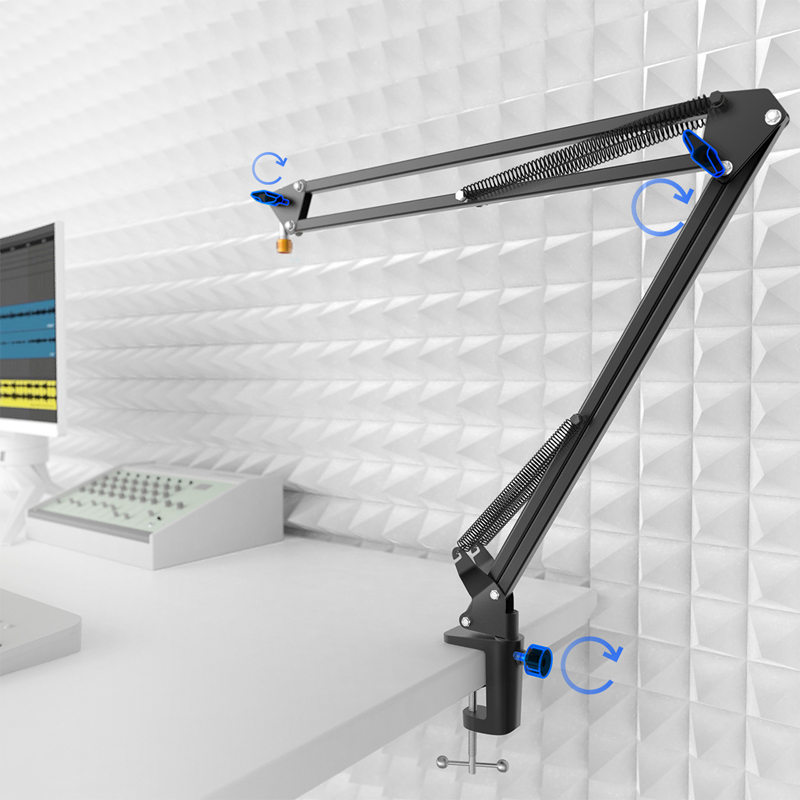 FIFINE Adjustable Microphone S - đánh giá và giá Boom Arm Stand