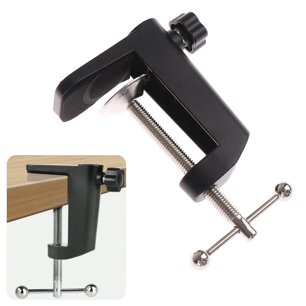C-Shaped Clip Desk Table Mount - đánh giá và giá Boom Arm Stand