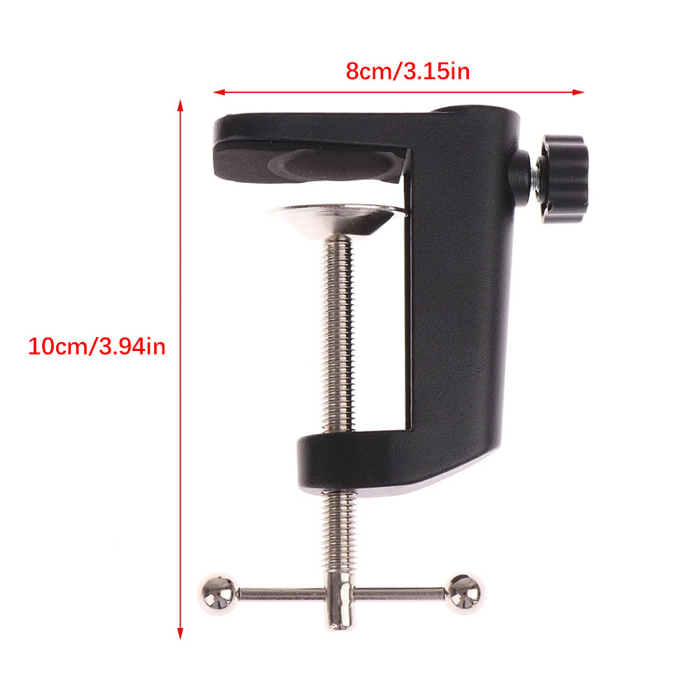 C-Shaped Clip Desk Table Mount - đánh giá và giá Boom Arm Stand