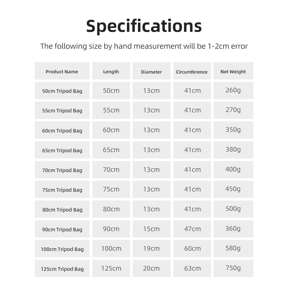 55/60/65/70/75/80/100/125Cm Đệ - đánh giá và giá Photography Lighting Accessories