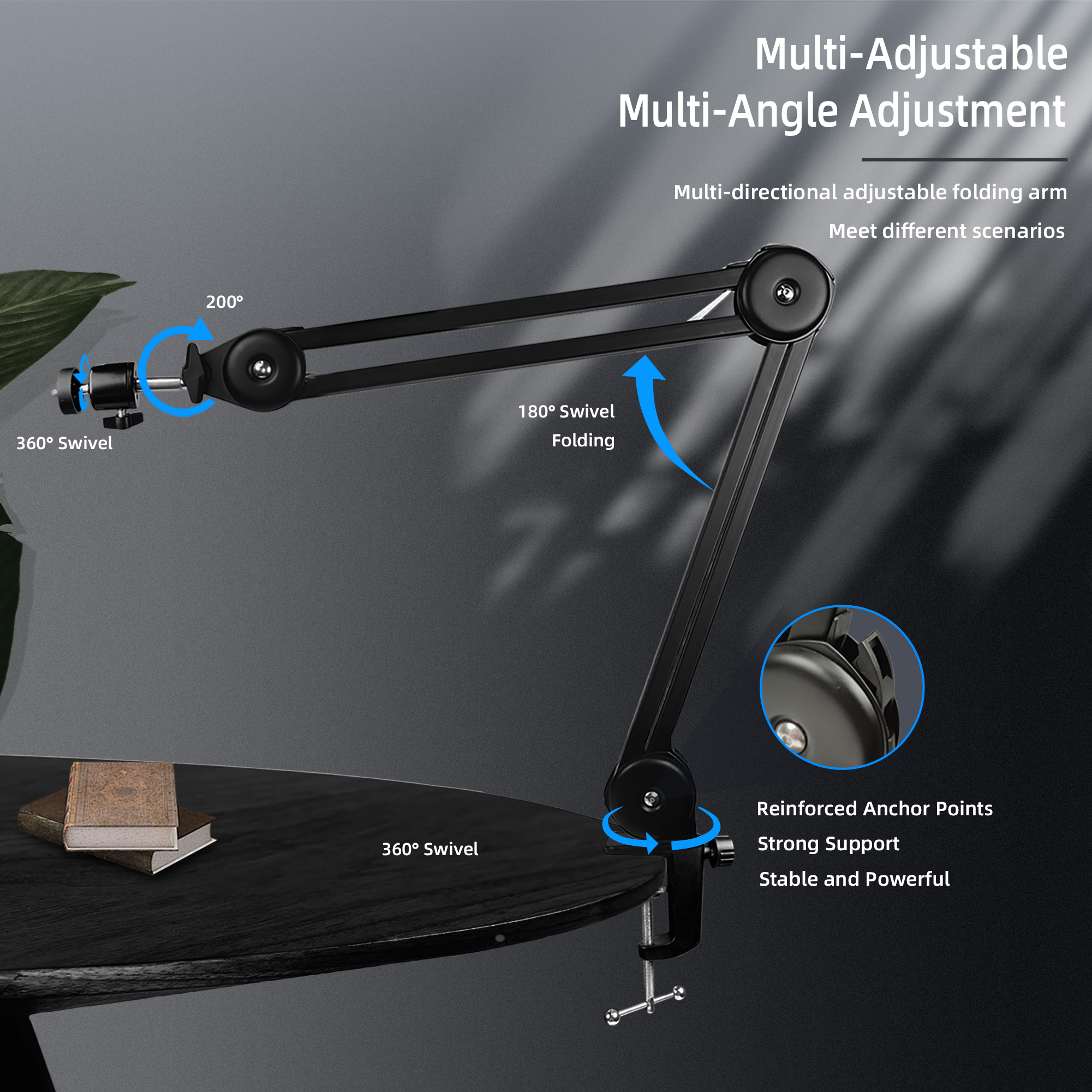 YIZHAN Digital Microscope Stan - đánh giá và giá Boom Arm Stand