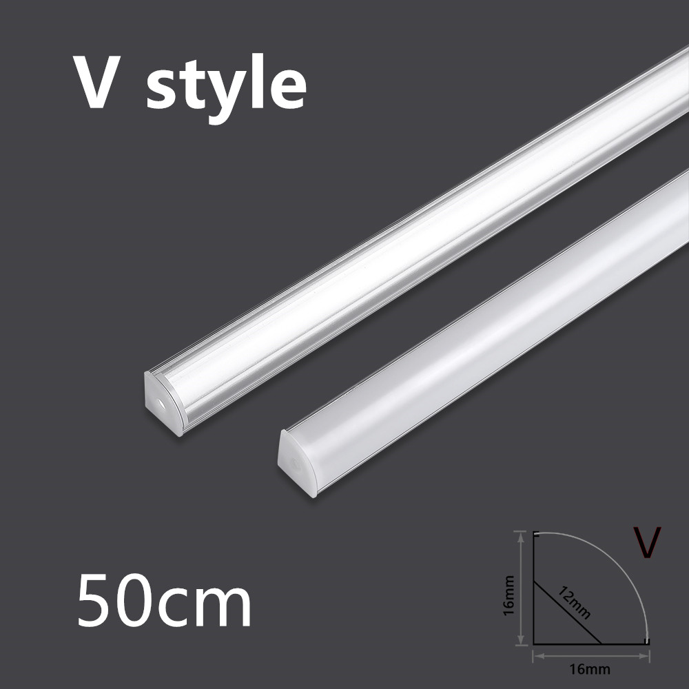 LED 50cm Aluminium Channel for - đánh giá và giá Diffusion Material Roll