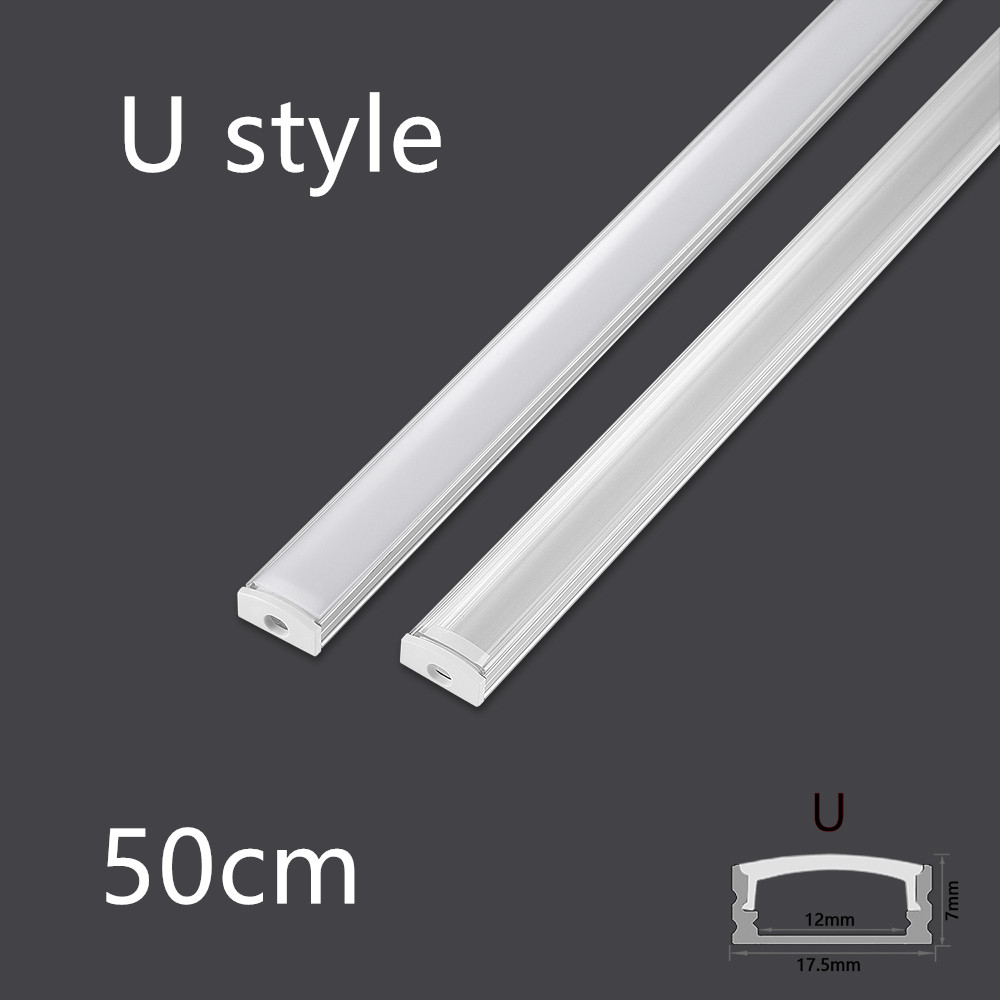 LED 50cm Aluminium Channel for - đánh giá và giá Diffusion Material Roll