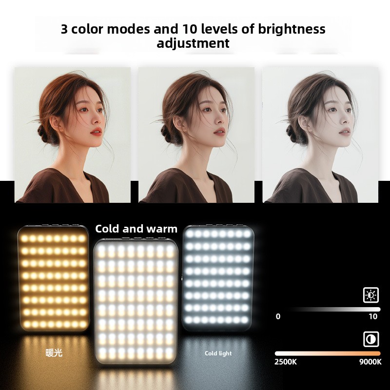 Double-sided Magnetic Filling  - đánh giá và giá Photography Mobile Lighting