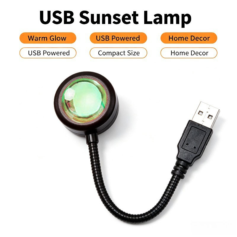 USB Sunset Lamp, Aesthetic Pro - đánh giá và giá Photography Lighting Mood