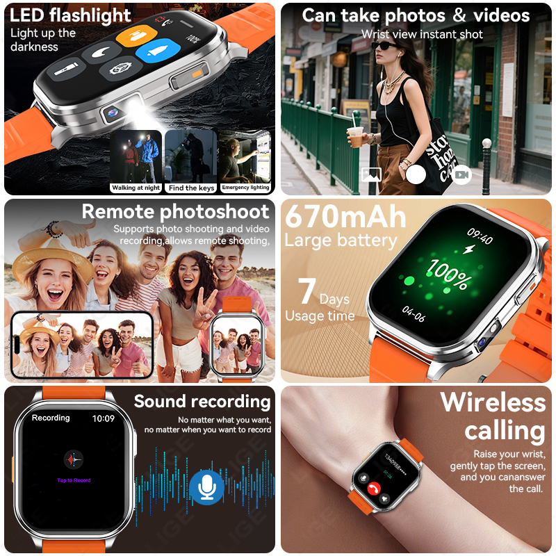LIGE 2026 Camera Smart Watch M - đánh giá và giá Photography Lighting Gels