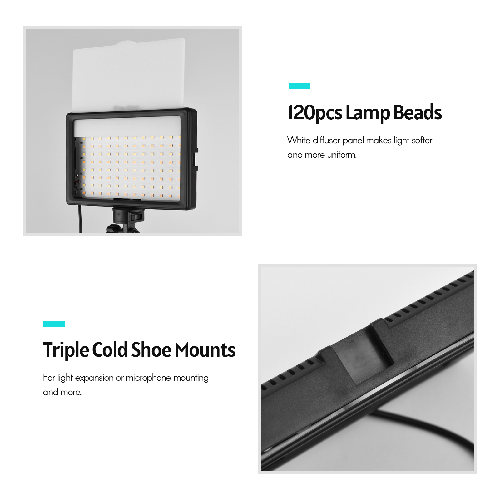 Andoer 2pcs LED Video Light Ki - đánh giá và giá Photography Video Lighting Kit With Adjustable Tripod Stand
