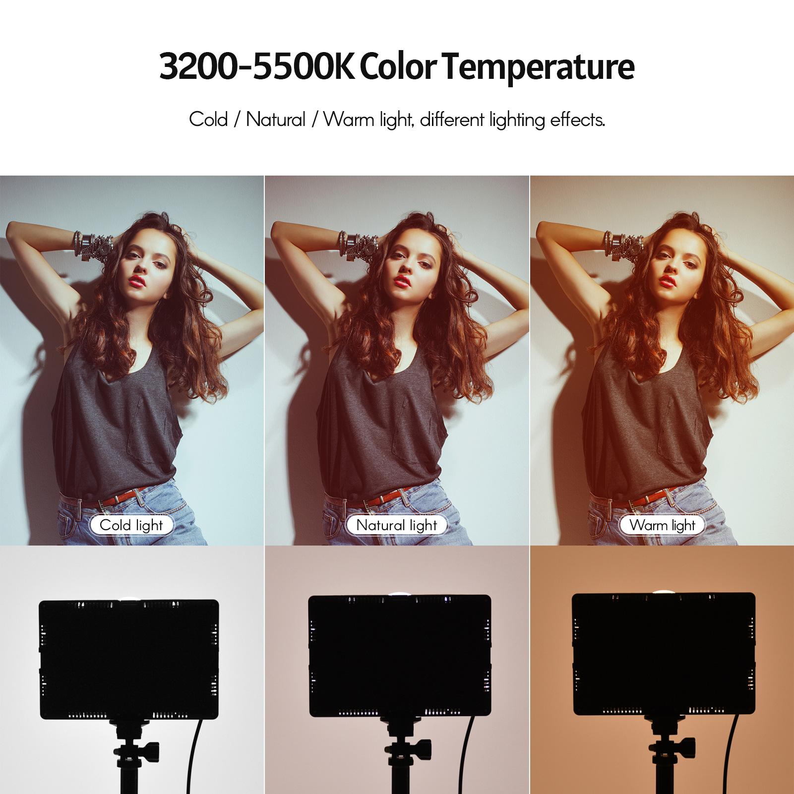 Andoer 2pcs LED Video Light Ki - đánh giá và giá Photography Video Lighting Kit With Adjustable Tripod Stand
