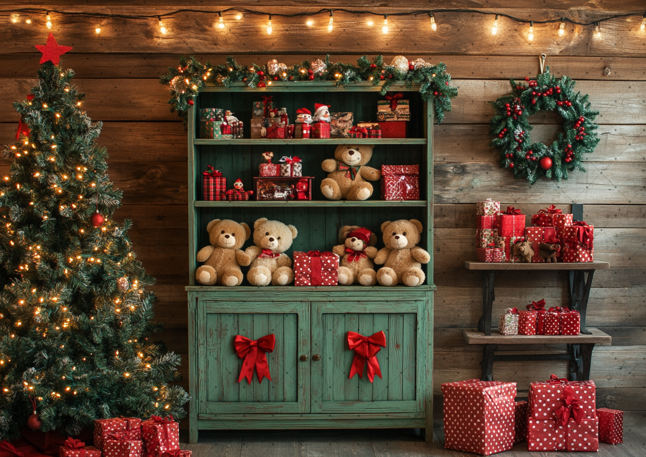 Cozy Vintage Christmas Backdro - đánh giá và giá Vintage Photography Lighting