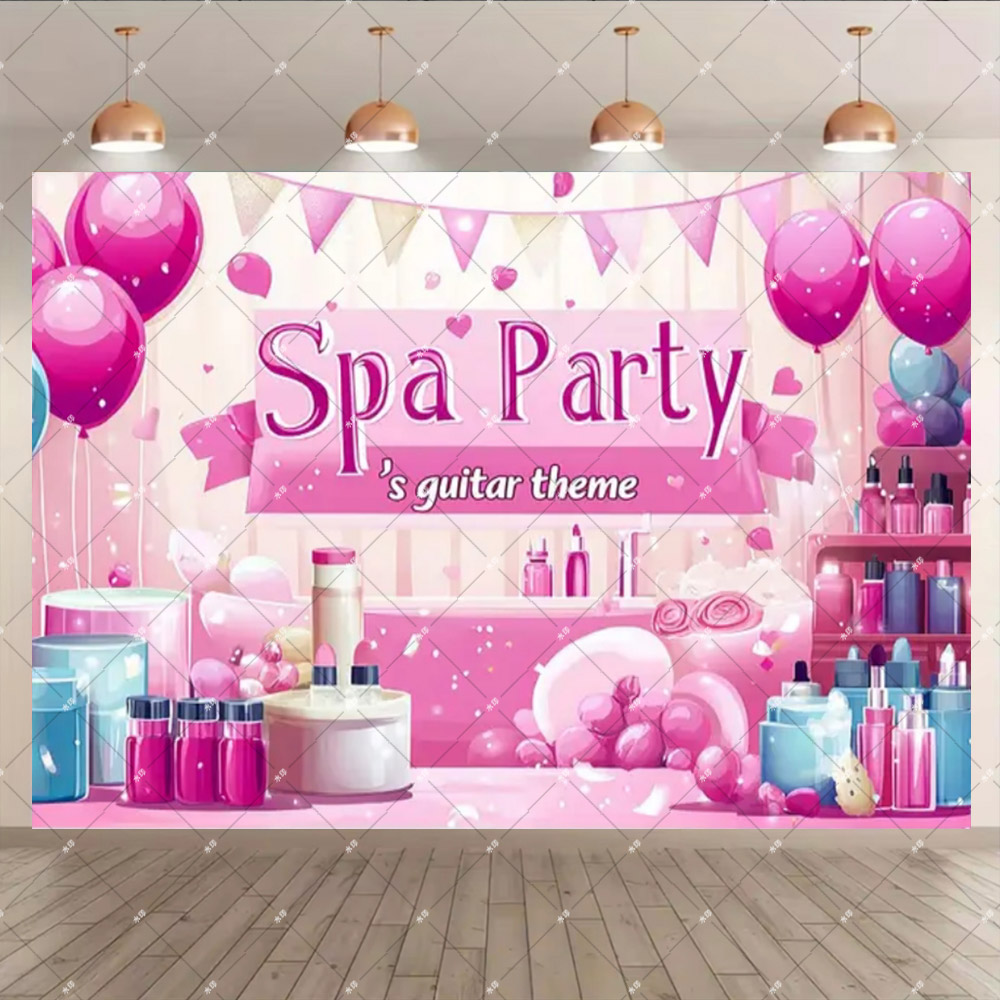 Pink Beauty Makeup Spa Theme S - đánh giá và giá Photography Lighting Backdrop