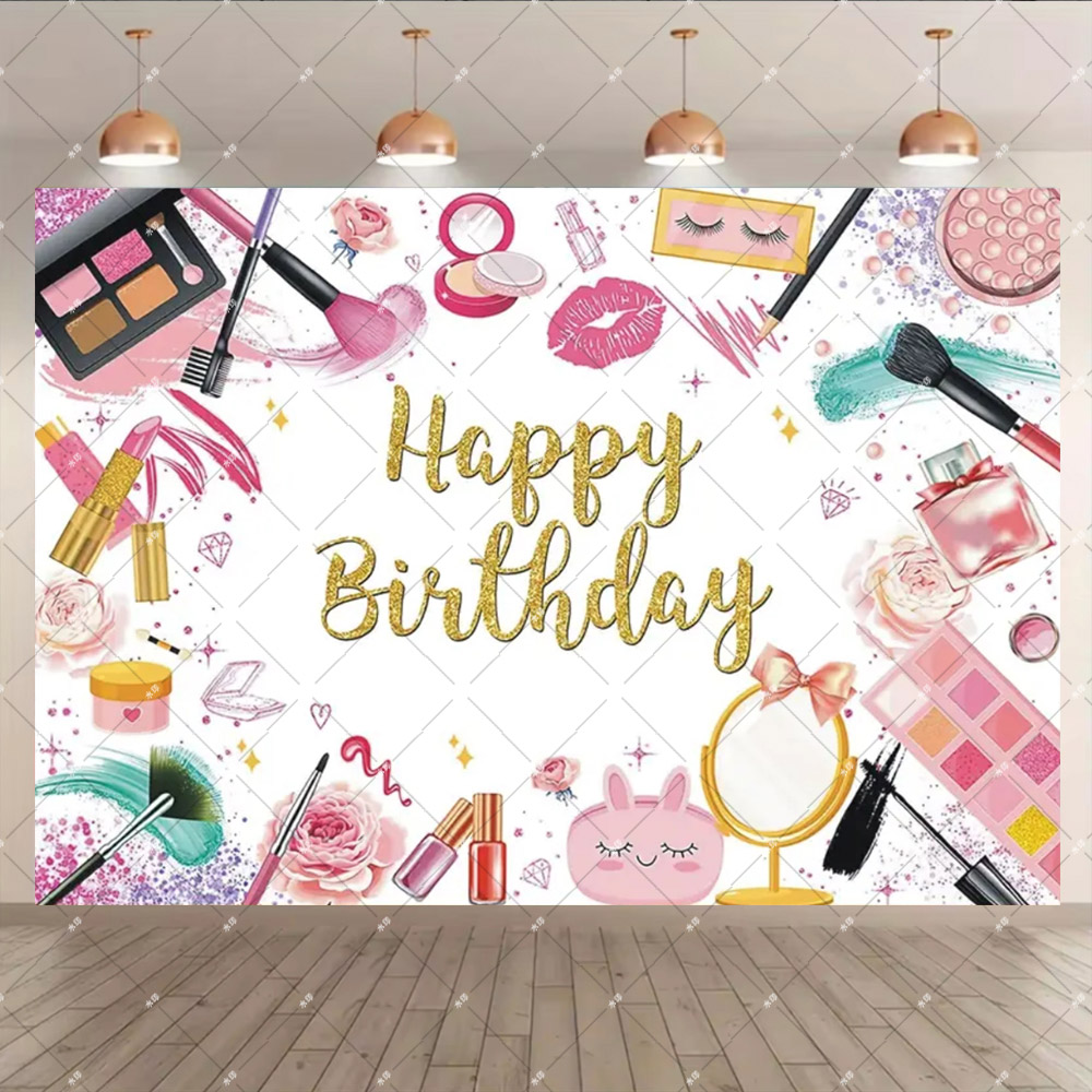 Pink Beauty Makeup Spa Theme S - đánh giá và giá Photography Lighting Backdrop