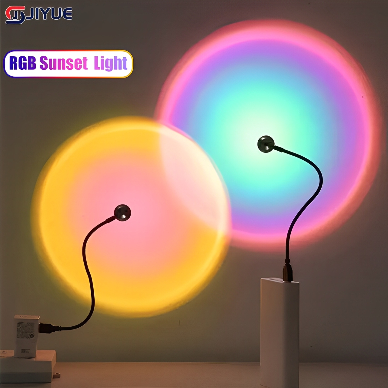 Mini USB ED Sunset Lamp Nightl - đánh giá và giá Photography Lighting Mood