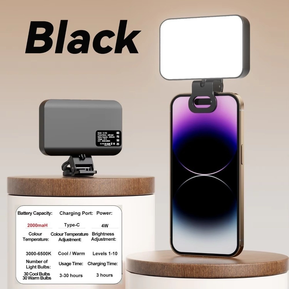 800/1000mAh LED Selfie Light 3 - đánh giá và giá Photography Lighting Flash