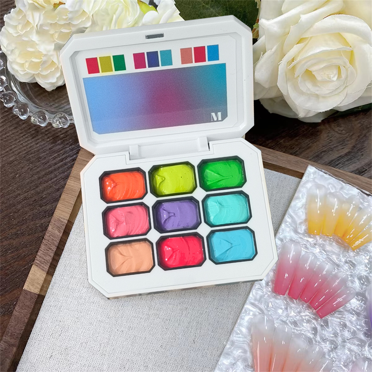 1pc 9-color Solid Nail Polish  - đánh giá và giá Photography Lighting Gels