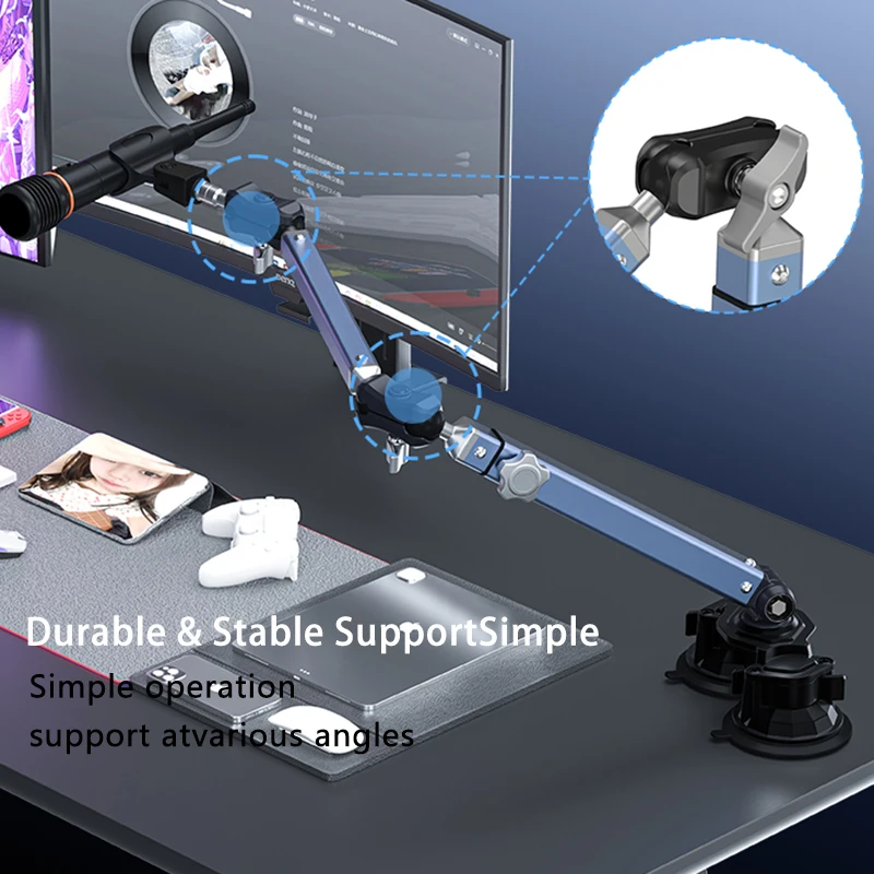 Professional Dual Suction Cup  - đánh giá và giá Boom Arm Stand