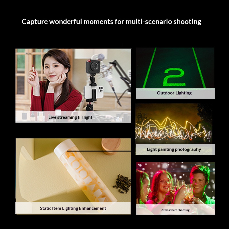 Portable Rechargeable LED Smar - đánh giá và giá Photography Lighting Brand