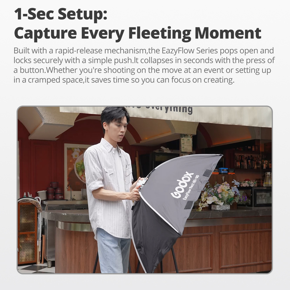 Godox EazyFlow series Foldable - đánh giá và giá Photography Lighting Flash