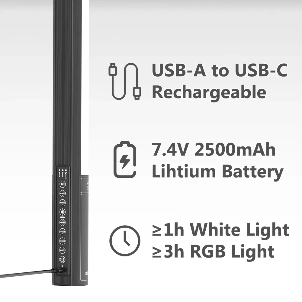 LUXCEO 120cm RGB LED Mood Ligh - đánh giá và giá Photography Lighting Mood