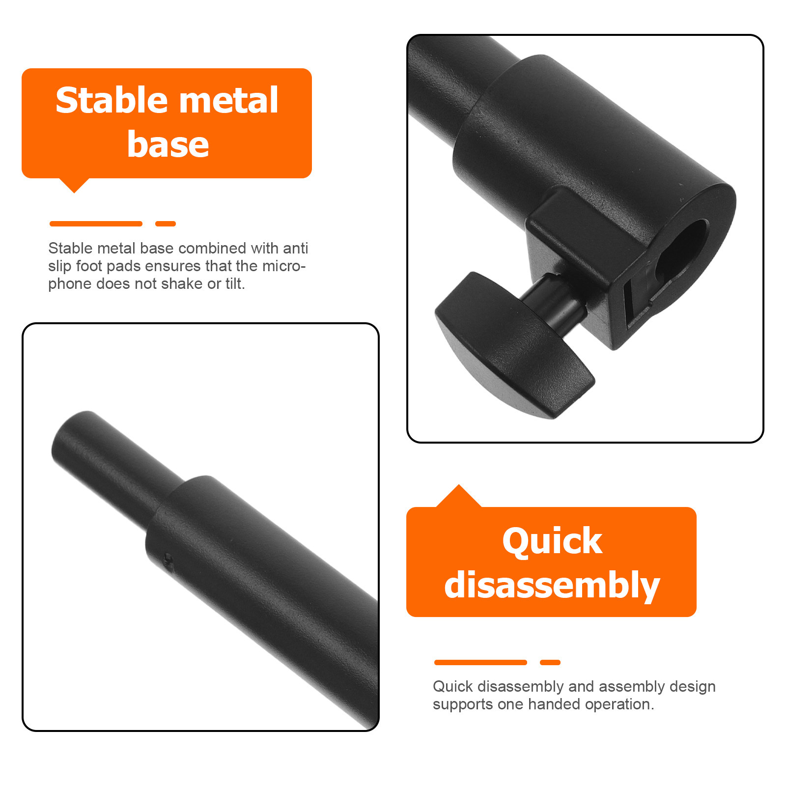 Short Mic Stand Extension Rod  - đánh giá và giá Boom Arm Stand