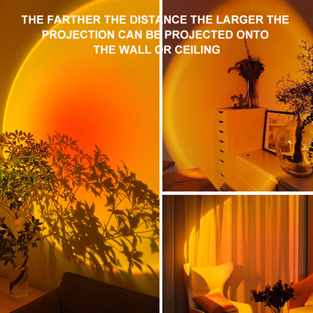 USB Sunset Lamp Projector Led  - đánh giá và giá Photography Lighting Mood