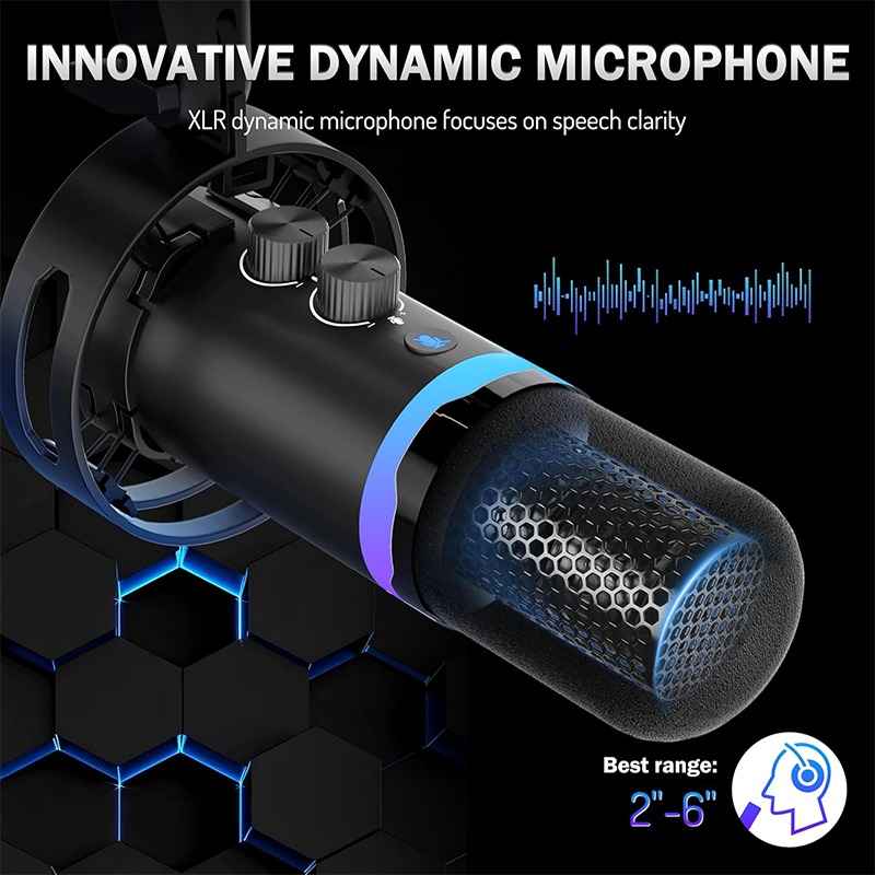 USB Gaming Microphone with Boo - đánh giá và giá Boom Arm Stand