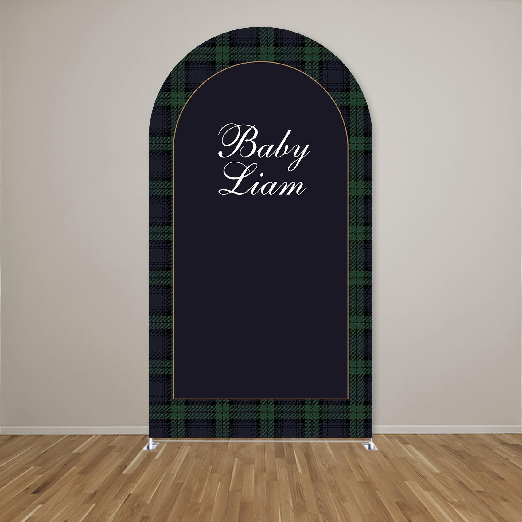 Custom Name Green Plaid Arch B - đánh giá và giá Photography Lighting Backdrop